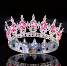 KRUNA MISS - Metal - Srebro Roza